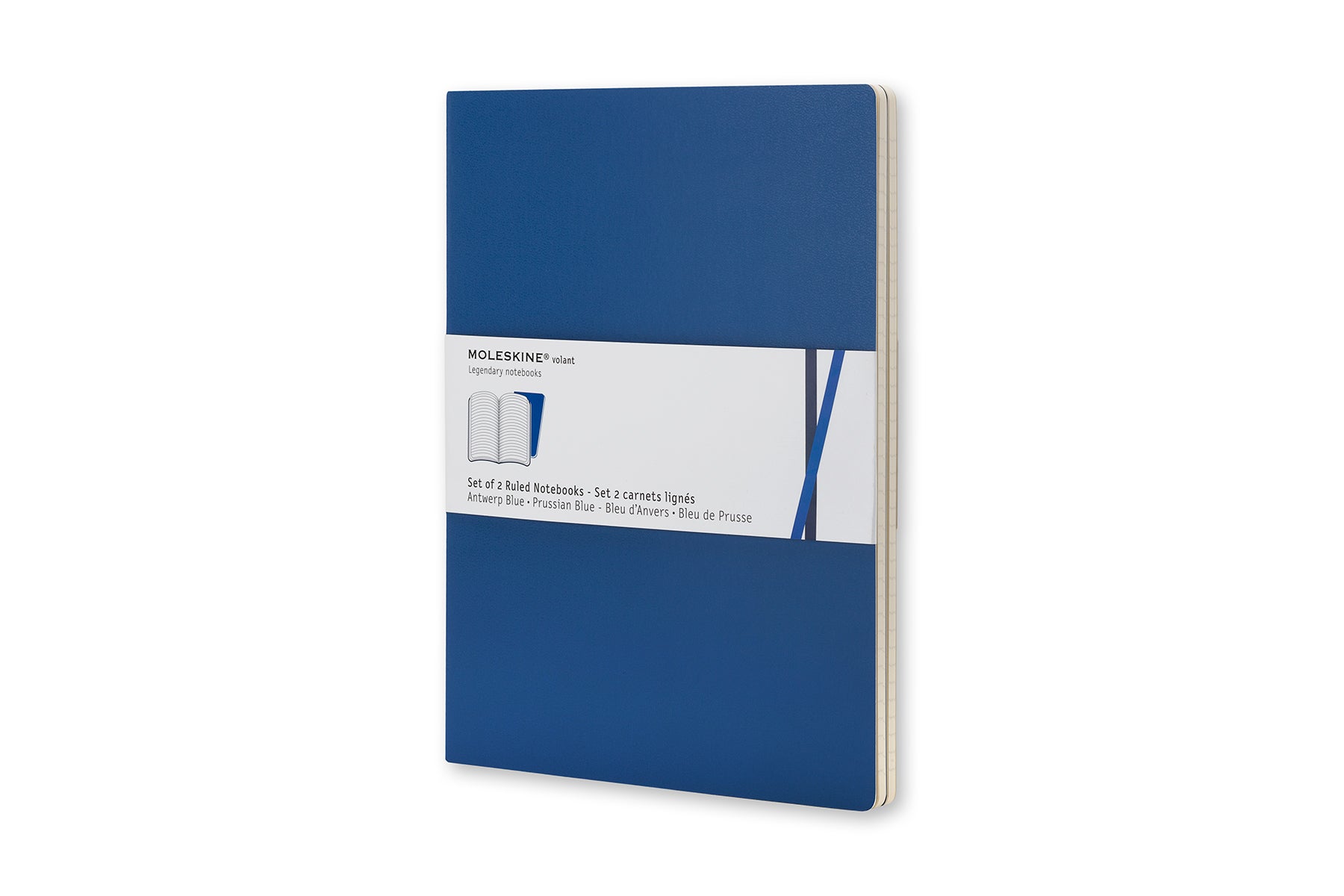MOLESKINE NOTATBOK LINJERT BLUE L (2) - --