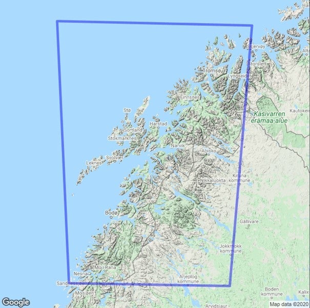 Veikart Nord-Norge Sør