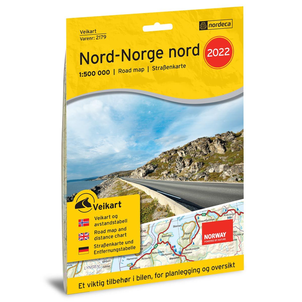 Veikart Nord-Norge Nord - Veikart Norge