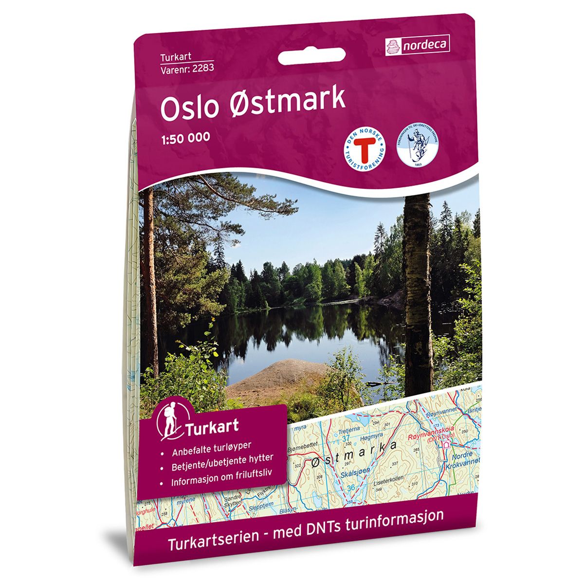Oslo Østmark - Turkart 1: 50 000