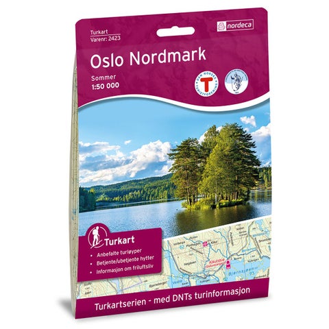 Oslo Nordmark Sommer - Turkart 1: 50 000
