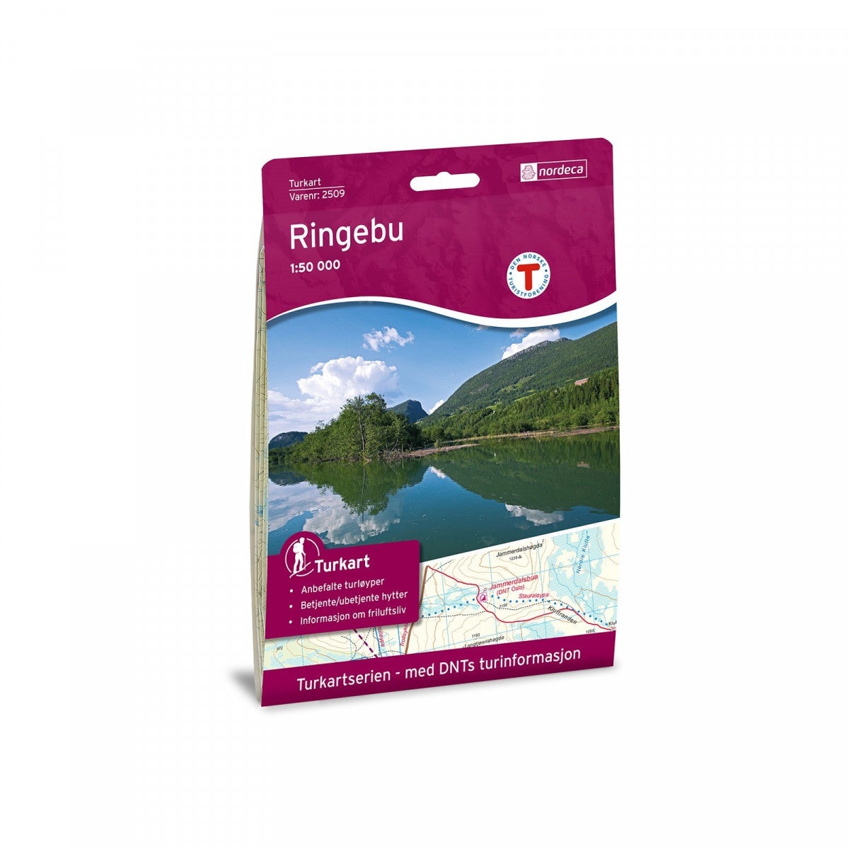 Ringebu - Turkart 1: 50 000