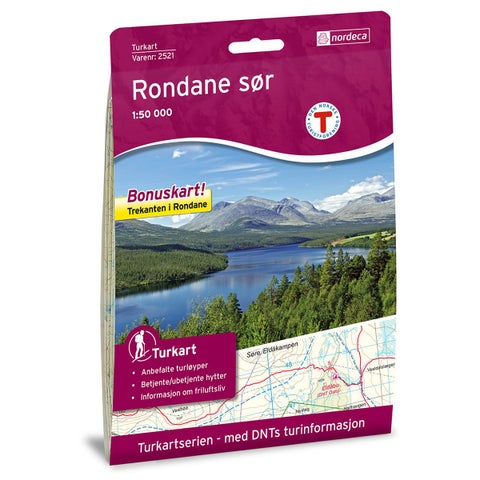 Rondane Sør - Turkart 1: 50 000