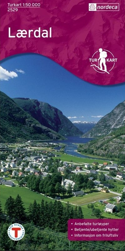 Lærdal - Turkart 1: 50 000