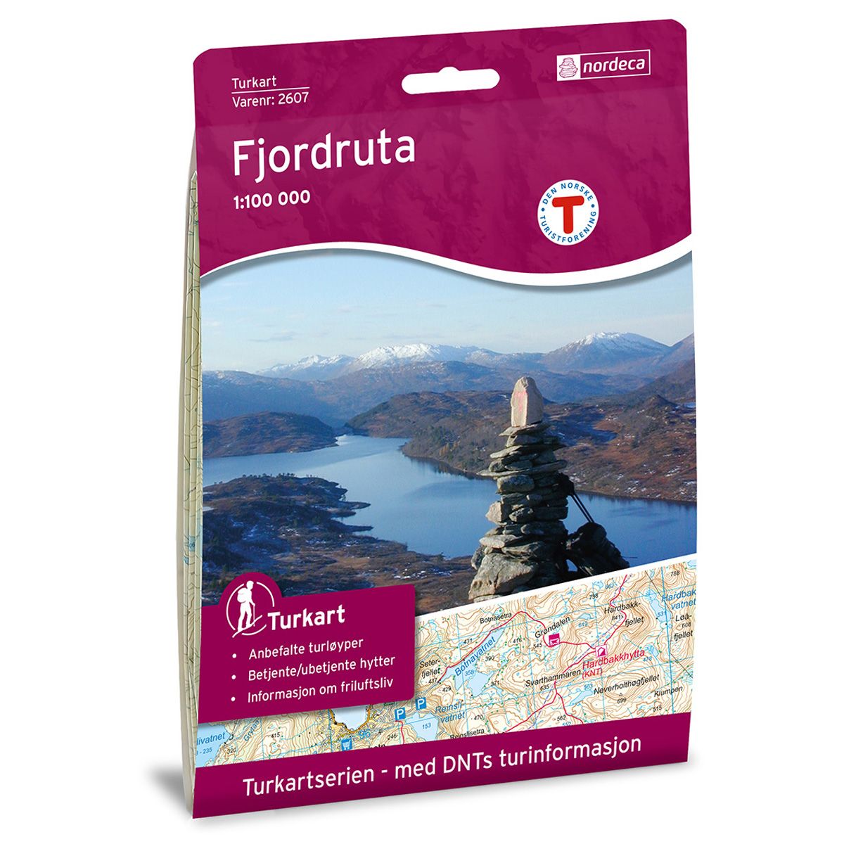 Fjordruta - Turkart 1: 100 000