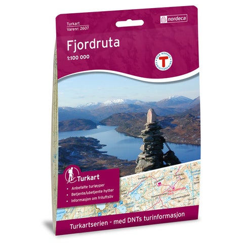 Fjordruta - Turkart 1: 100 000