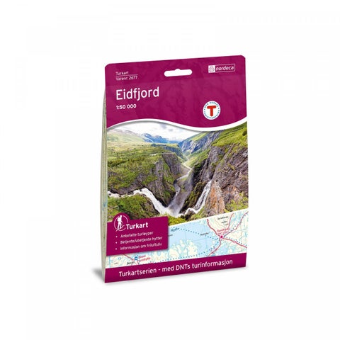 Eidfjord - Turkart 1: 50 000