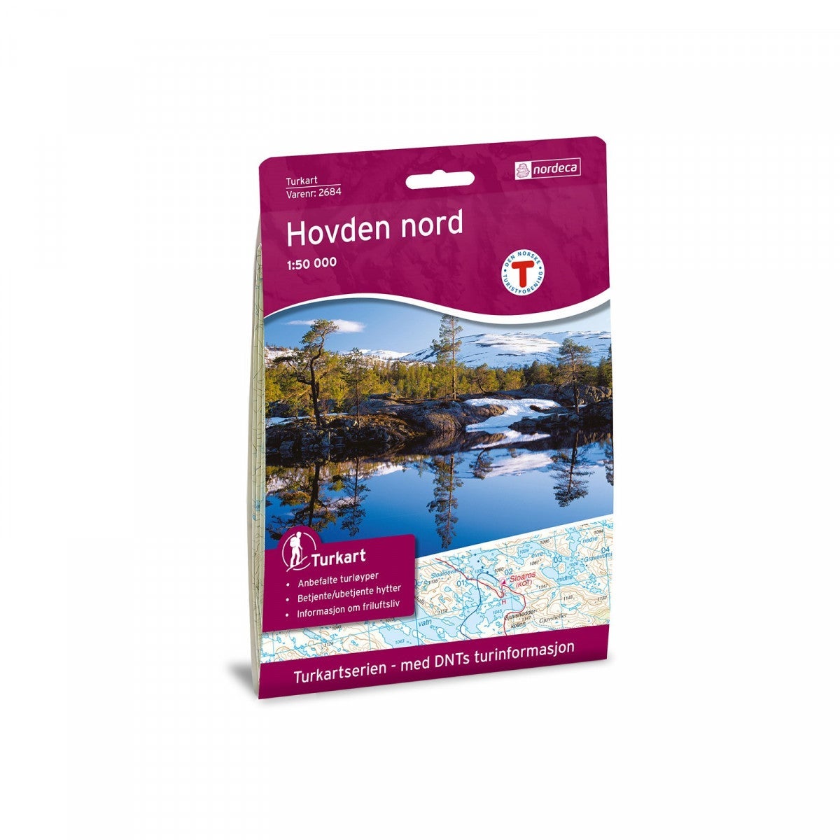 Hovden Nord - Turkart 1: 50 000