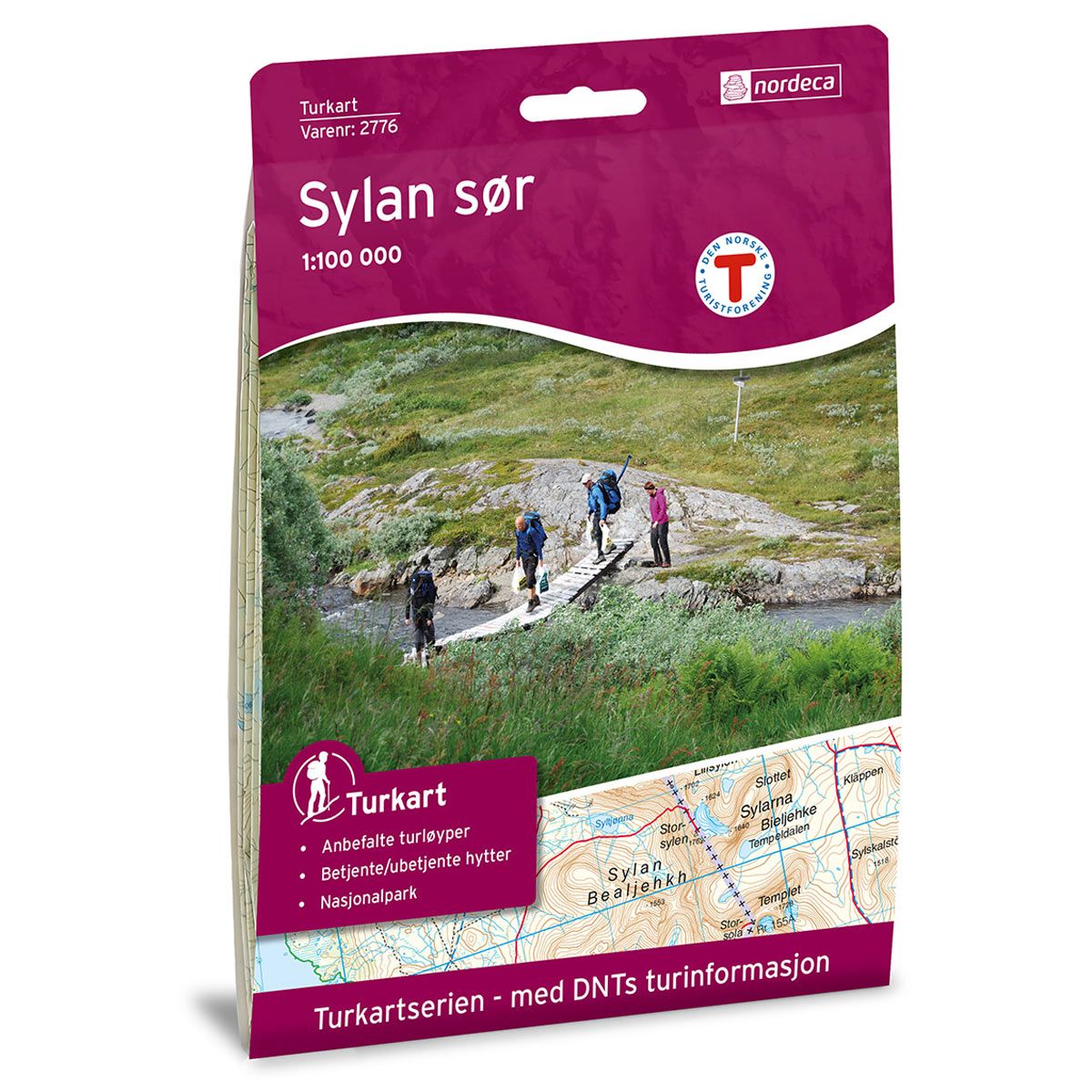 Sylan Sør - Turkart 1: 100 000