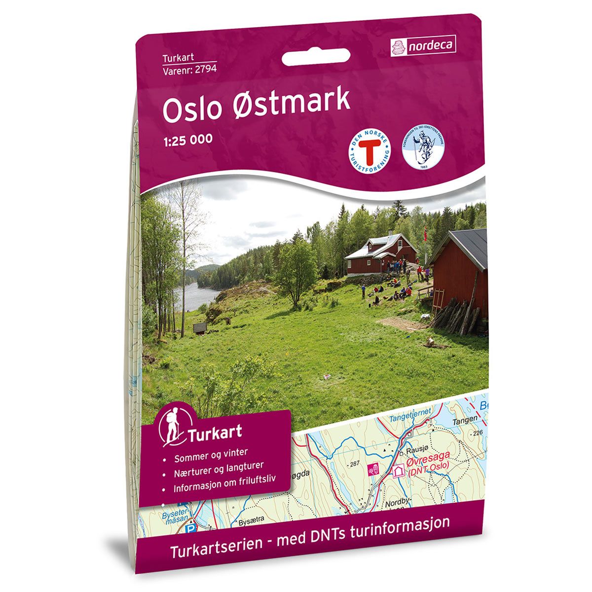 Oslo Østmark - Turkart 1: 25 000