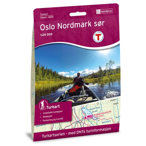 Oslo Nordmark sør - Turkart 1: 25 000