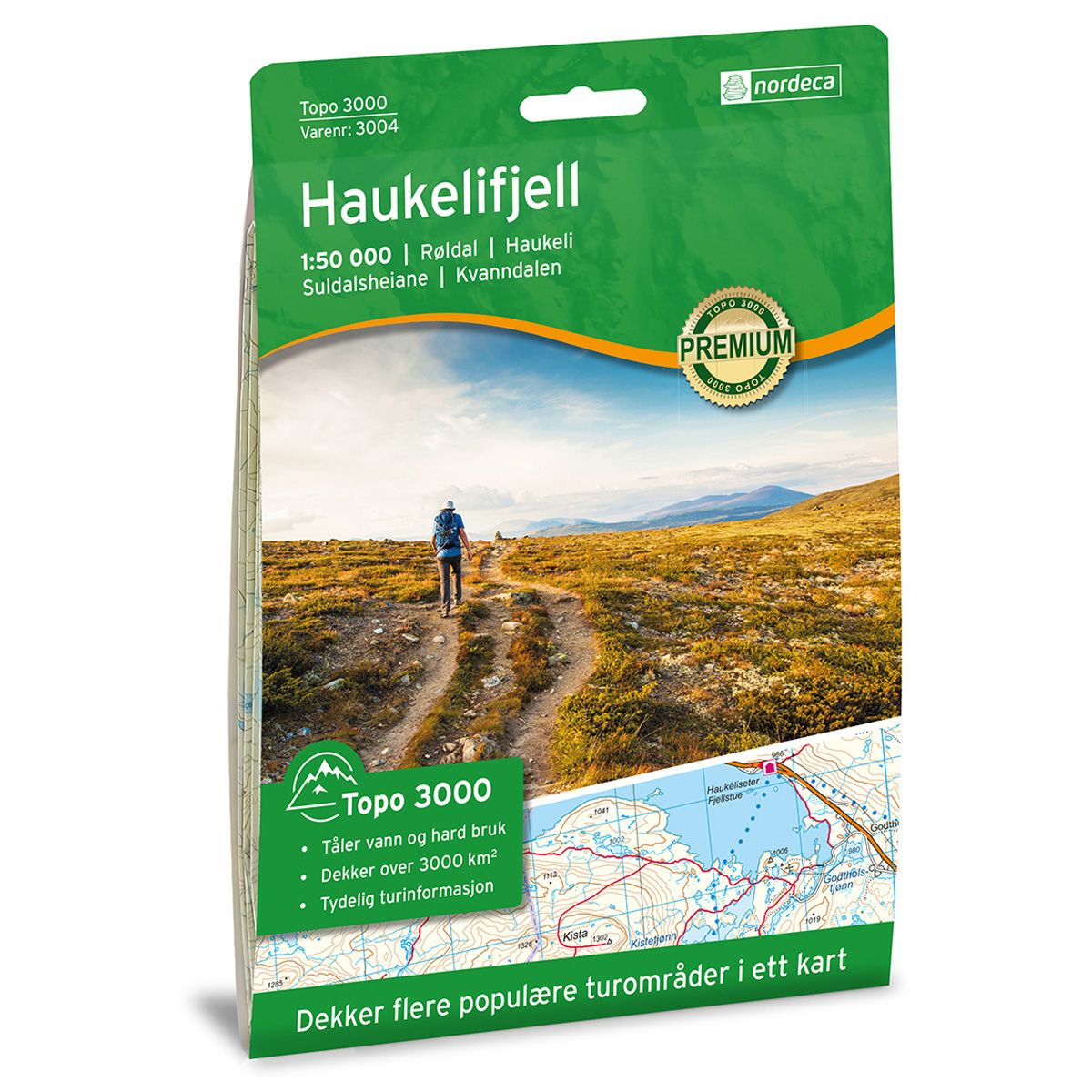 Haukelifjell 1:50 000