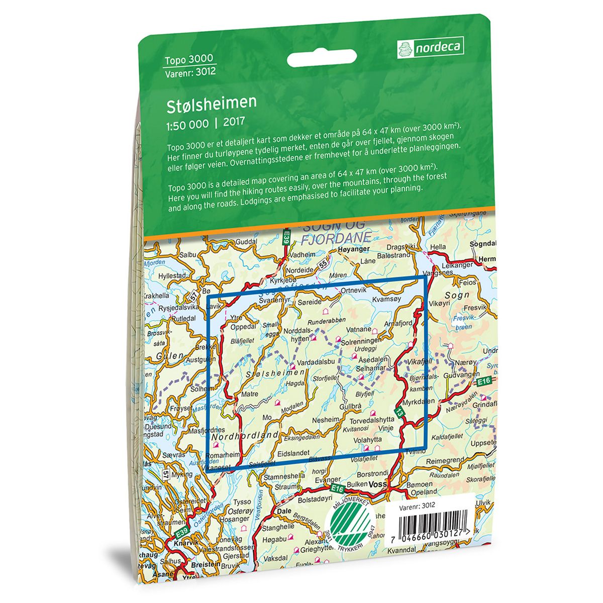 Stølsheimen 1:50 000 - Topo 3000