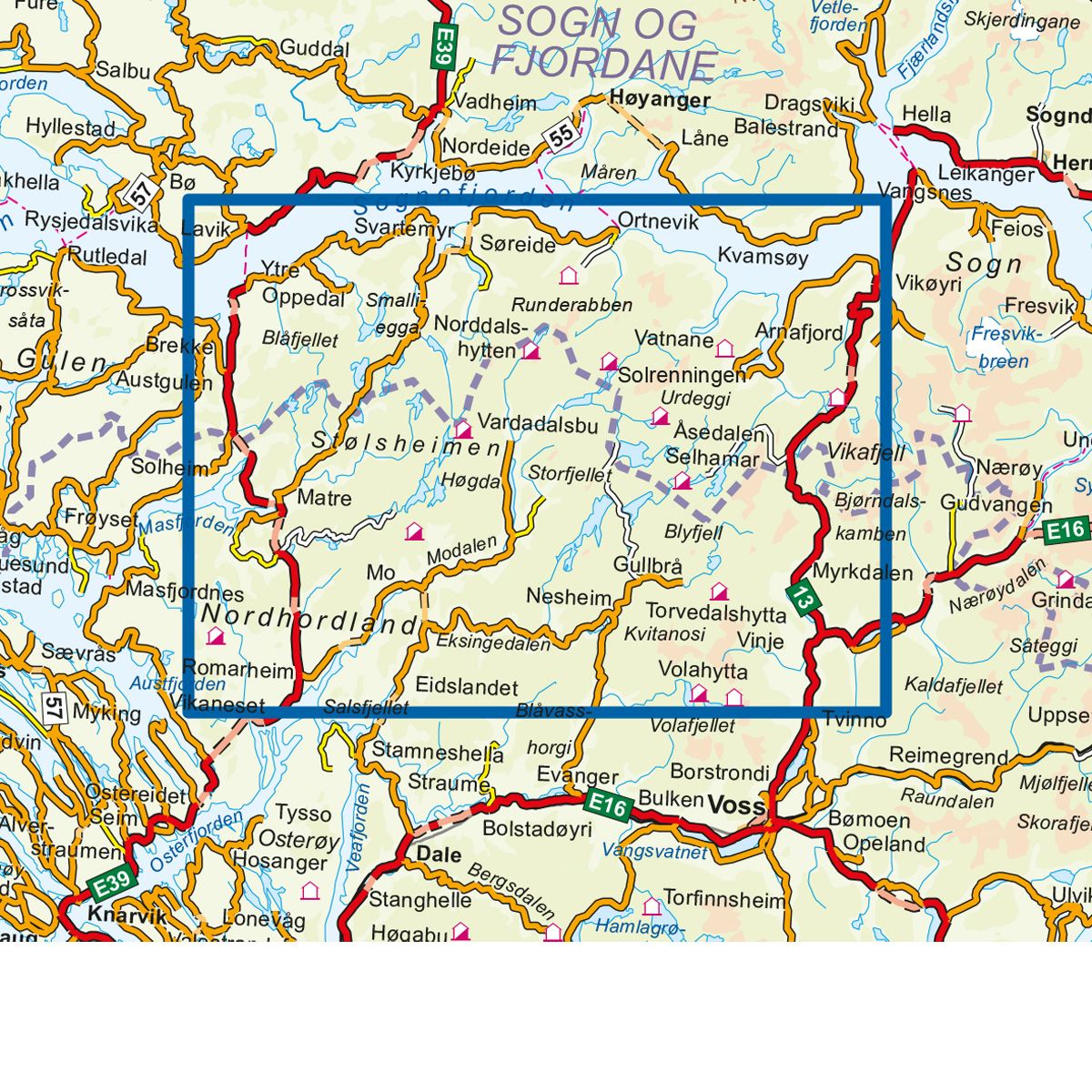 Stølsheimen 1:50 000