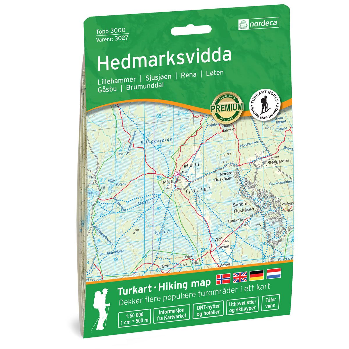 Hedmarksvidda 1:50 000