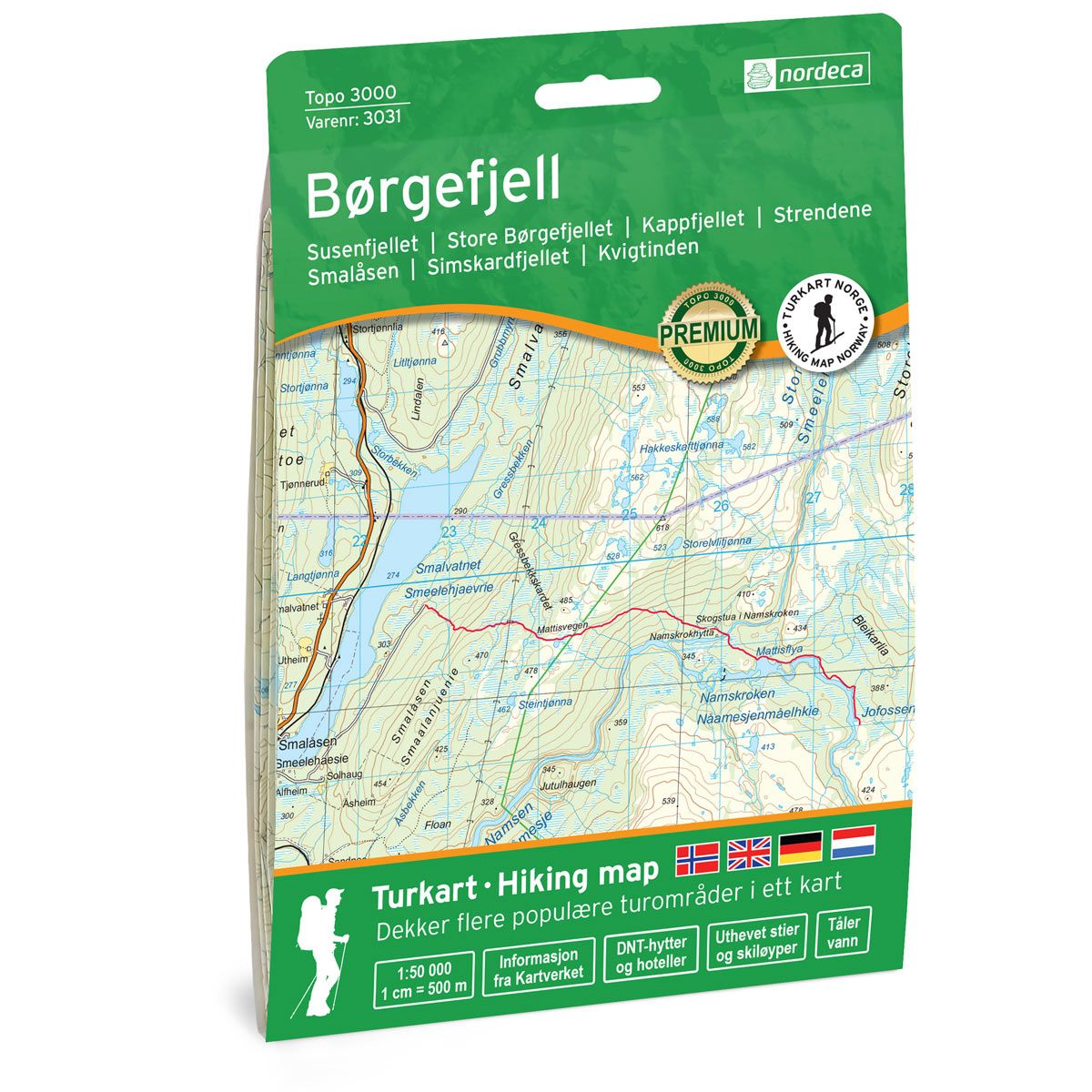 Børgefjell 1:50 000