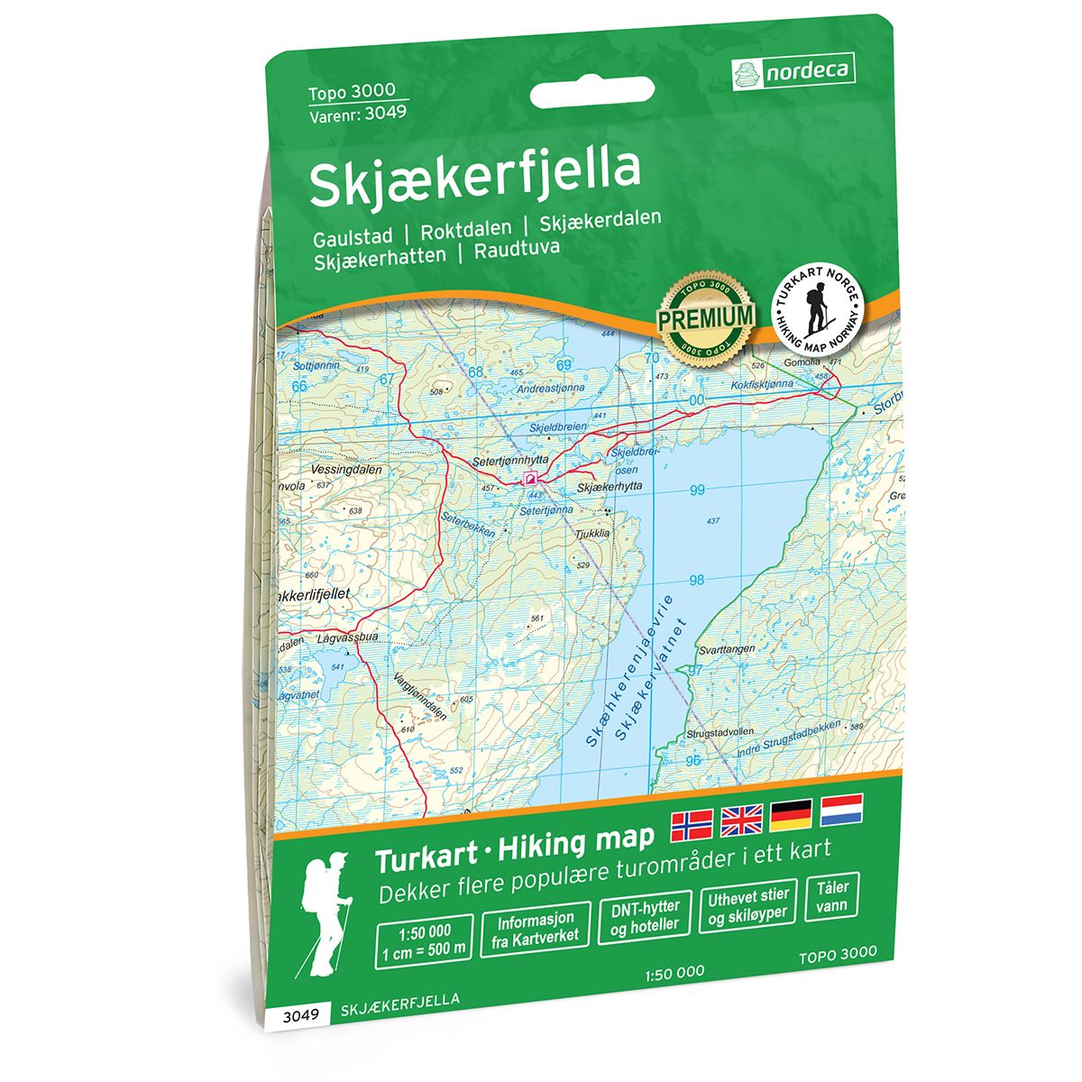 Skjækerfjella 1:50 000
