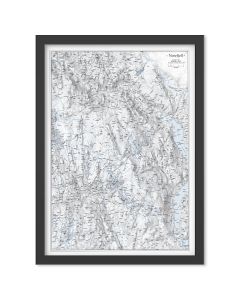 Veggkart Norefjell 1:50 000 - Veggkart Norge