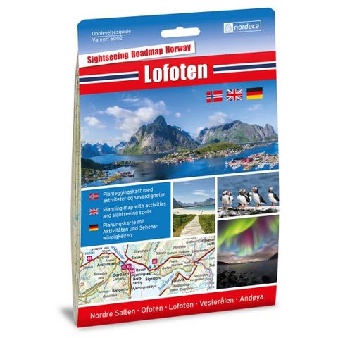 Lofoten 1:250 000 - Bilguide for aktiviteter, attraksjoner og severdig