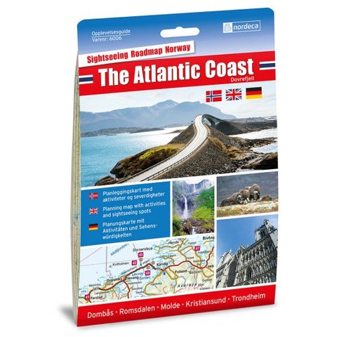 The Atlantic Coast / Dovrefjell 1:250 000 - Bilguide for aktiviteter, attraksjoner og severdig