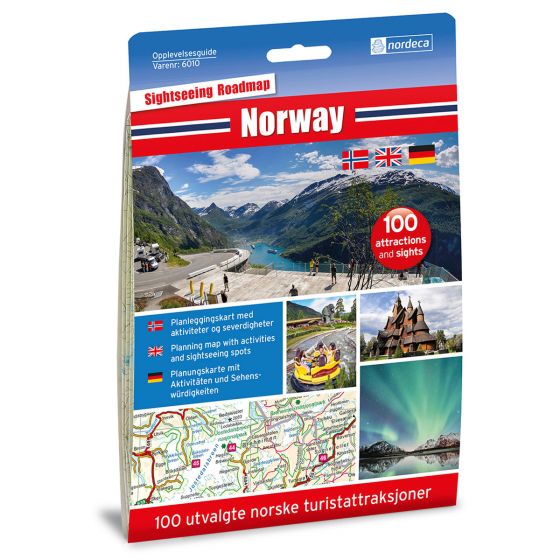 Norway 1:1 000 000 - Bilguide for aktiviteter, attraksjoner og severdig