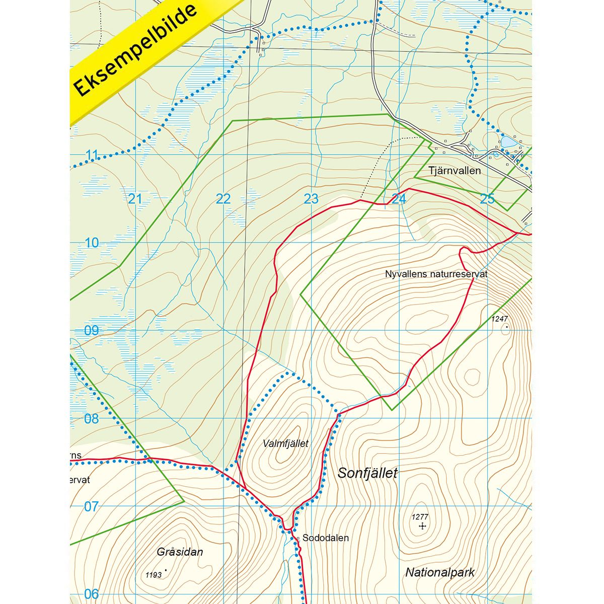 Sonfjället 1:50 000