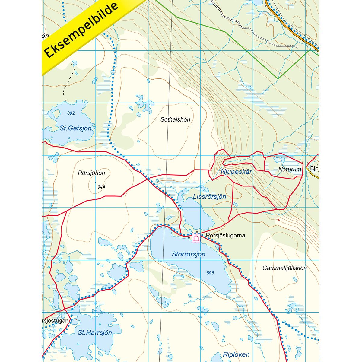 Fulufjället 1:50 000