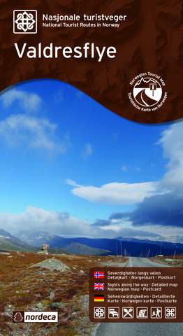 Nasjonale turistveger - Valdresflye - 1:50 000
