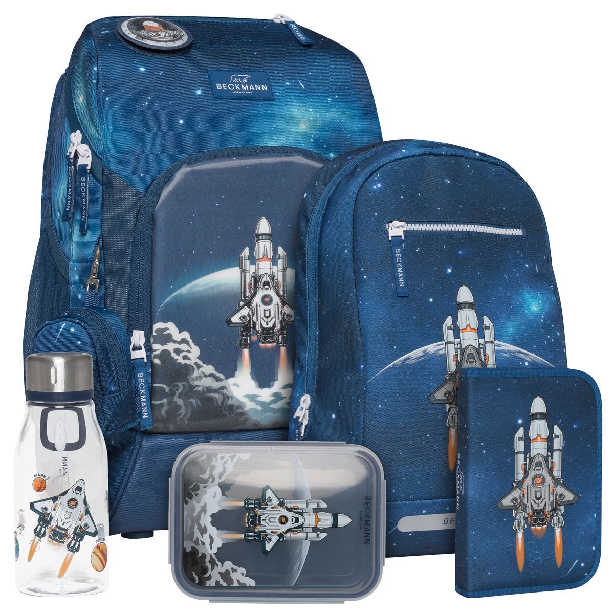 Pakke skolesekk 1.kl Space Mission Active Air FLX - Beckmann