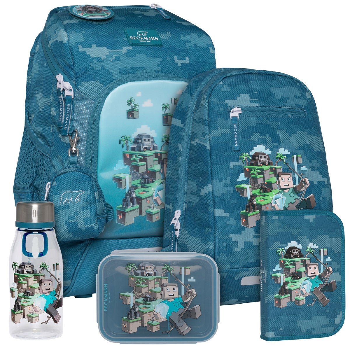 Pakke skolesekk 1.kl Jungle Game Active Air FLX - Beckmann