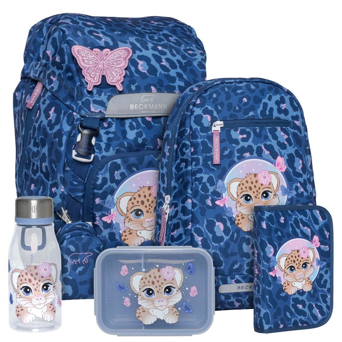 Pakke skolesekk 1.kl Cheetah Classic 22L - Beckmann