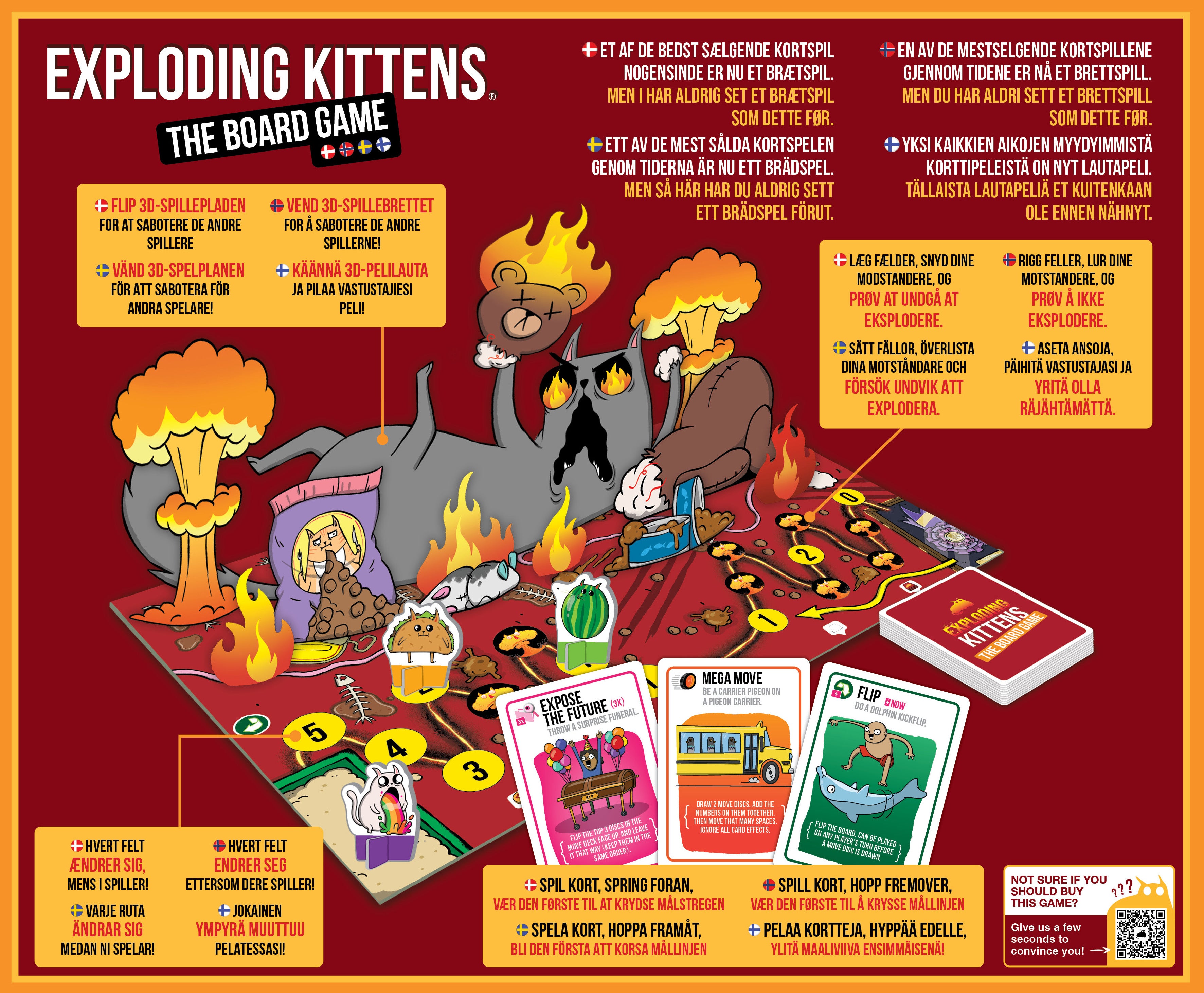 Spill Exploding Kittens The Board Game Nordic