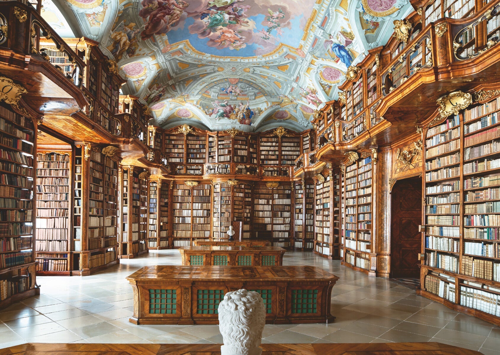 Puslespill 1000 Bibliotek Ravensburger