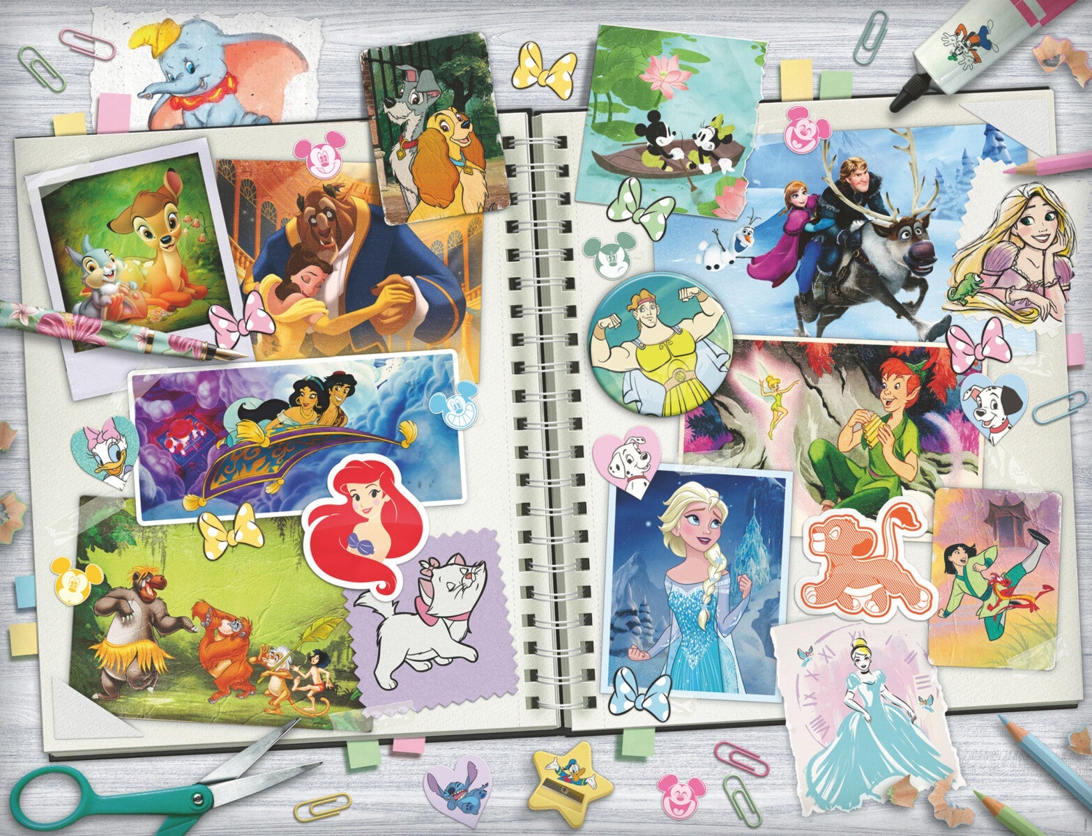 Puslespill 2000 Wd Utklippsalbum Ravensburger