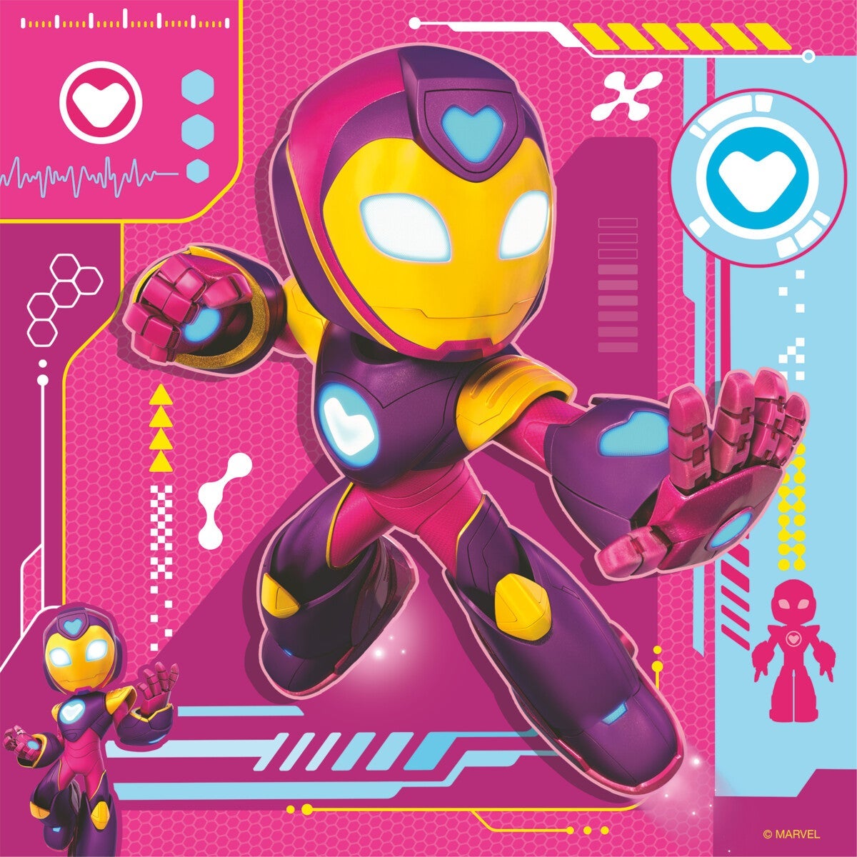 Puslespill 3x49 Iron Man Ravensburger