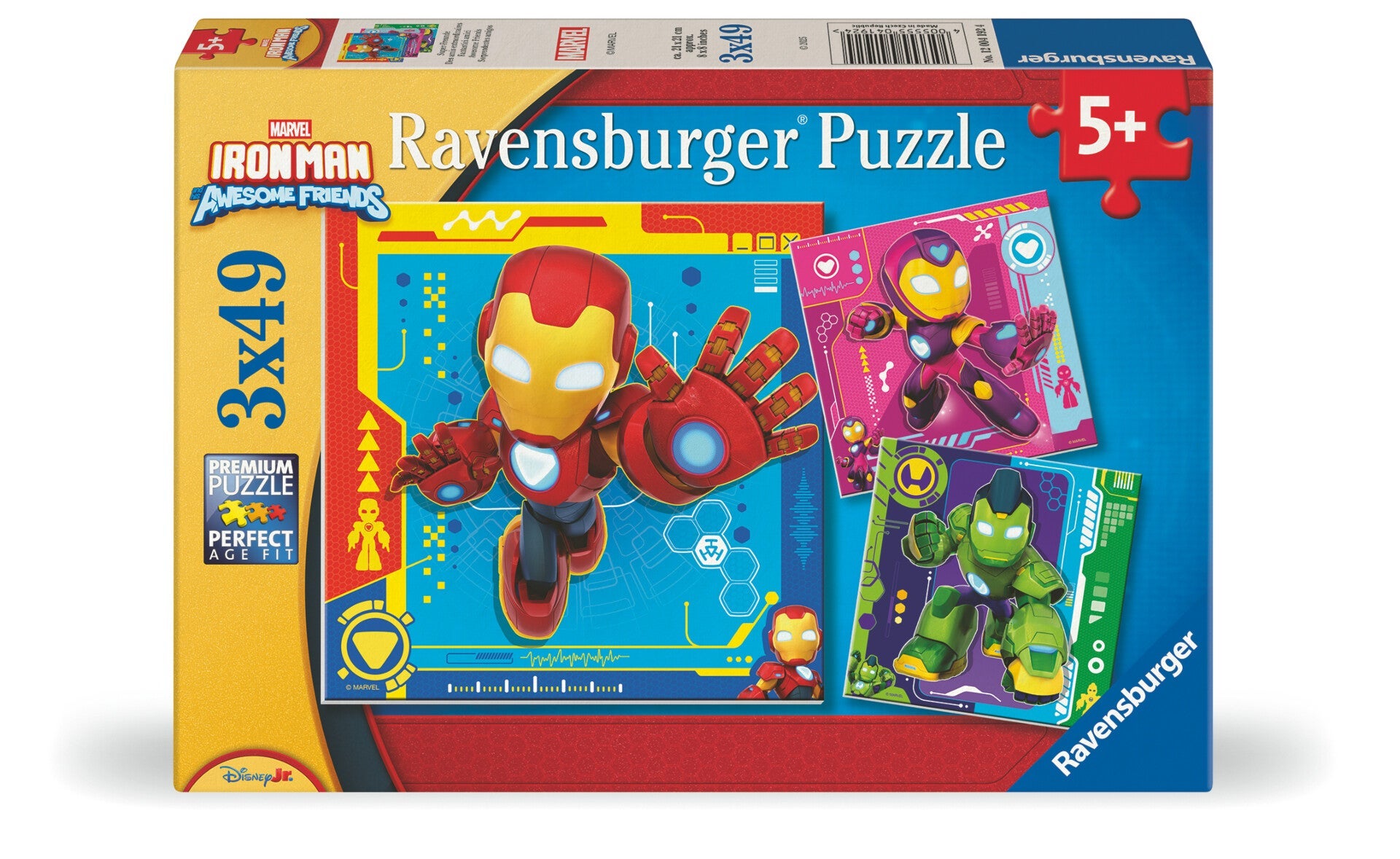 Puslespill 3x49 Iron Man Ravensburger