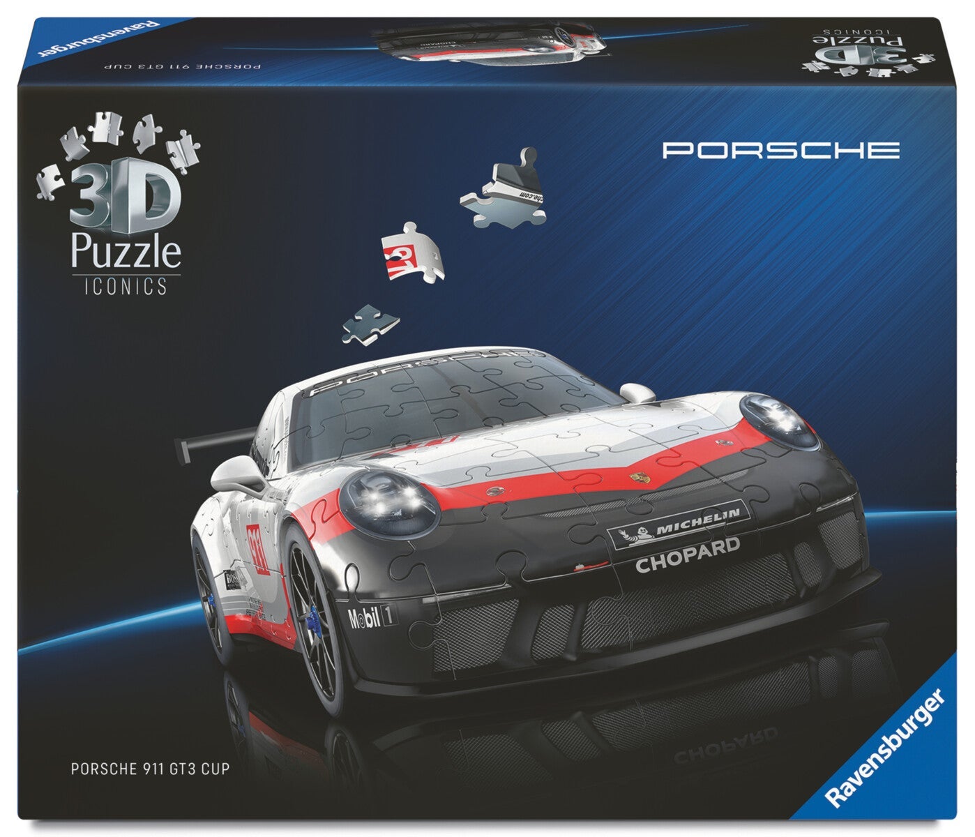 Puslespill 108 Ic Porsche 911 Gt3 Ravensburger