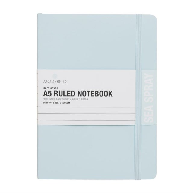 Notatbok Moderno Lyseblå A5 Myk Linjer