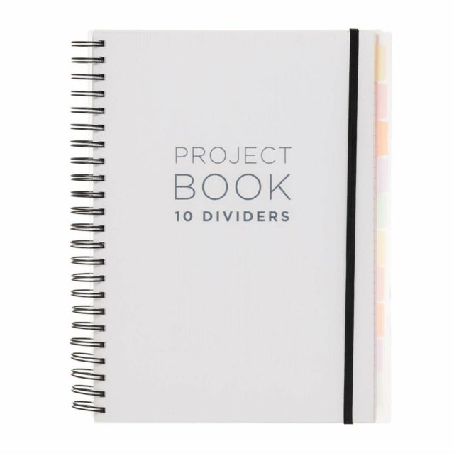 Notatbok Hvit A4 10 Emner 300 Sider Linjer