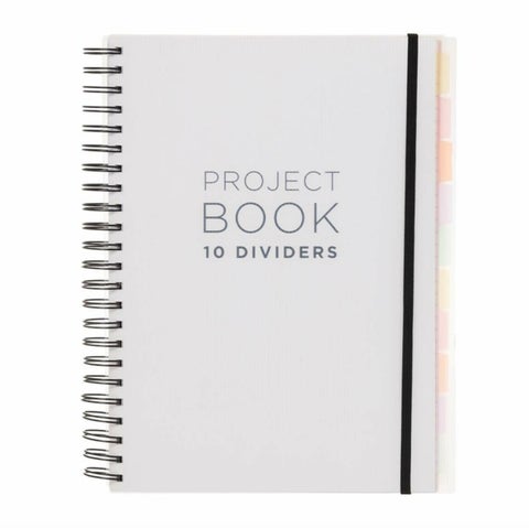 Notatbok Hvit A4 10 Emner 300 Sider Linjer