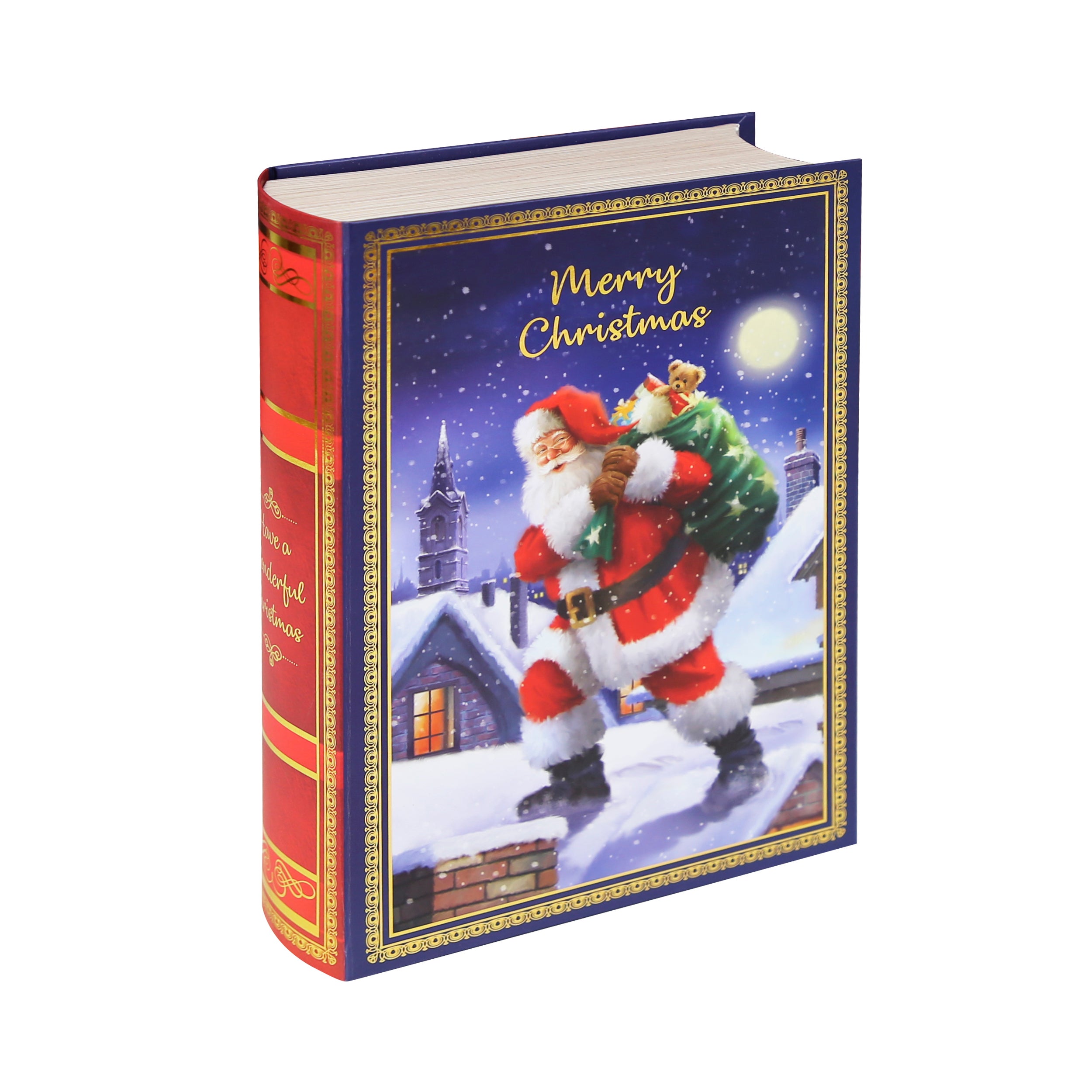 Gaveeske Bok Trad Santa Blå 2