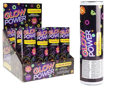 100 Glow Sticks med Koblere