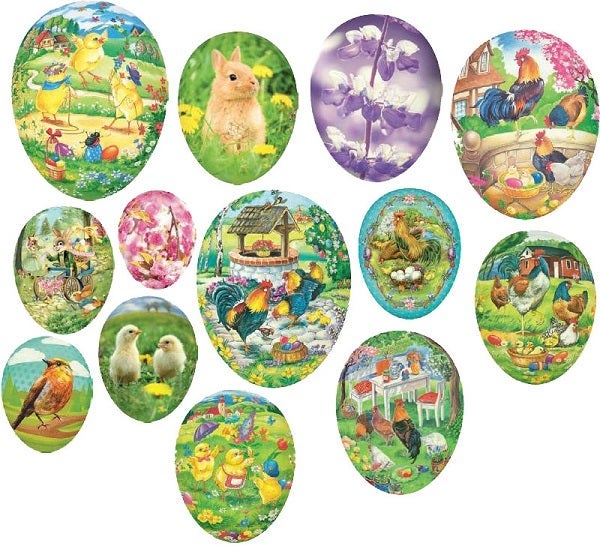 Påskeegg Pictorial Design 18cm