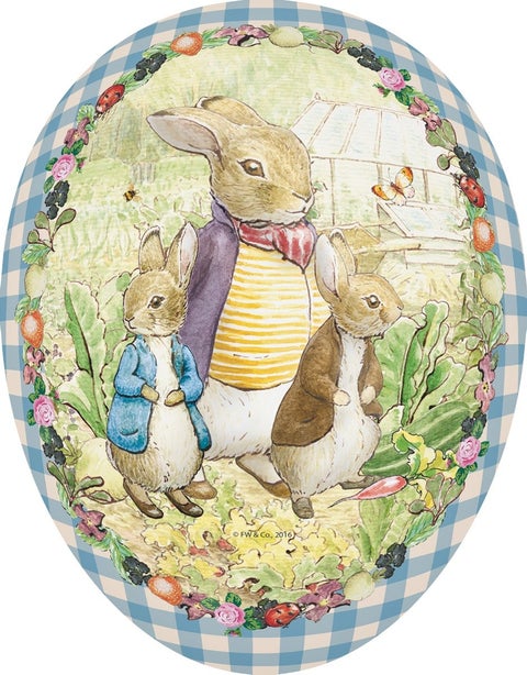 Påskeegg Beatrix Potter 12cm Ass