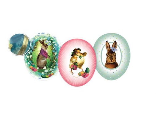 Påskeegg Retrochic 15cm