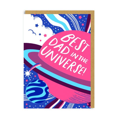 Kort Farsdag Best Dad Universe