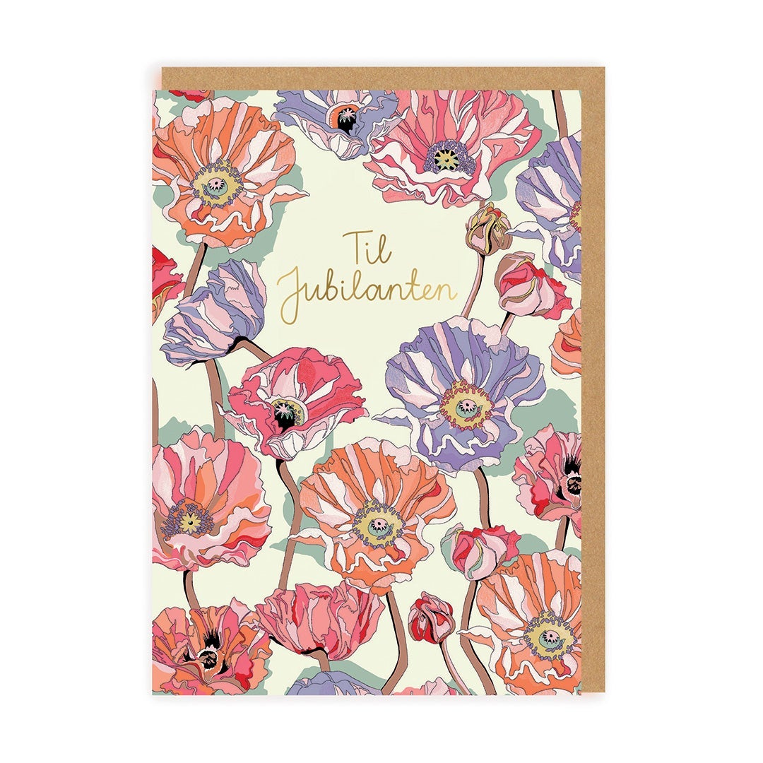 Kort Cath Kidston Jubilanten Poppy