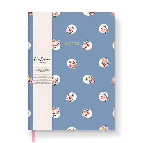 Notatbok Cath Kidston Floral Spot Linjert
