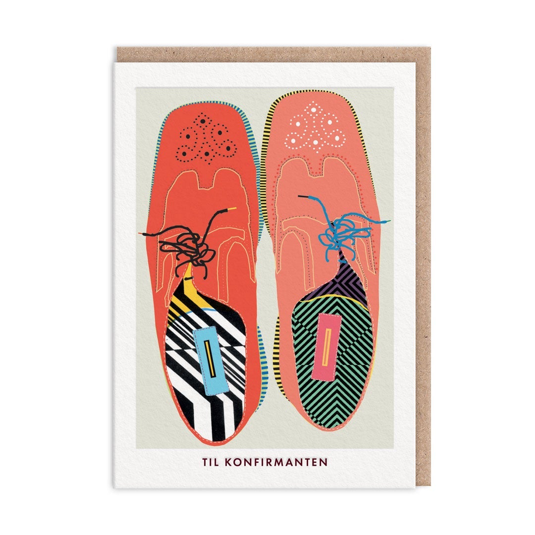 Kort konfirmasjon Brogues