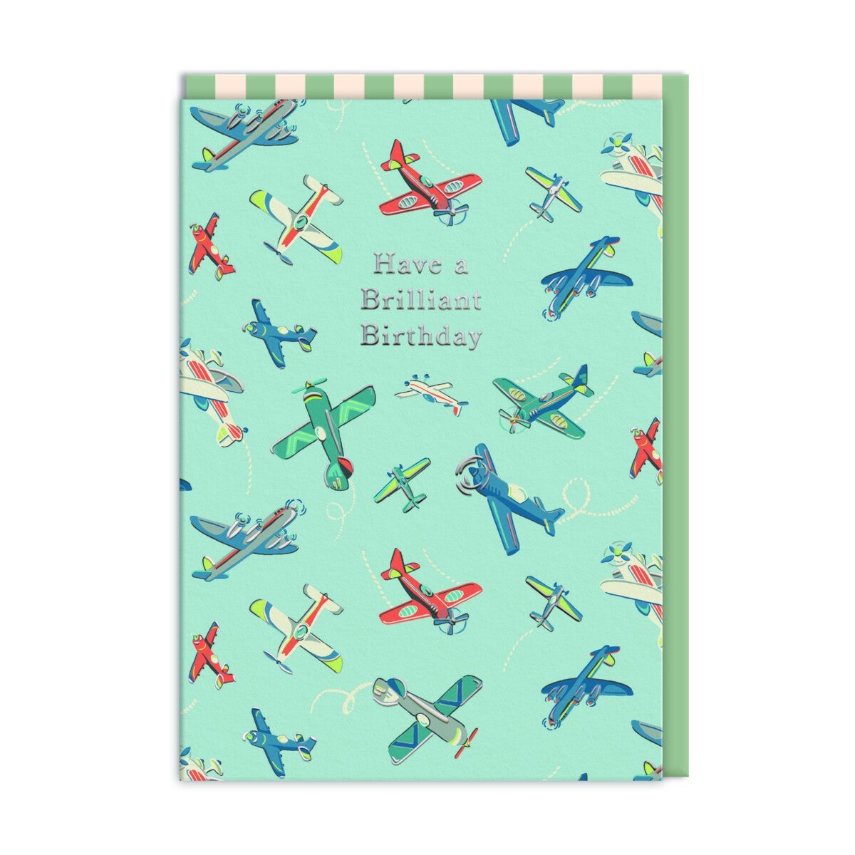 Kort Brilliant Birthday Planes